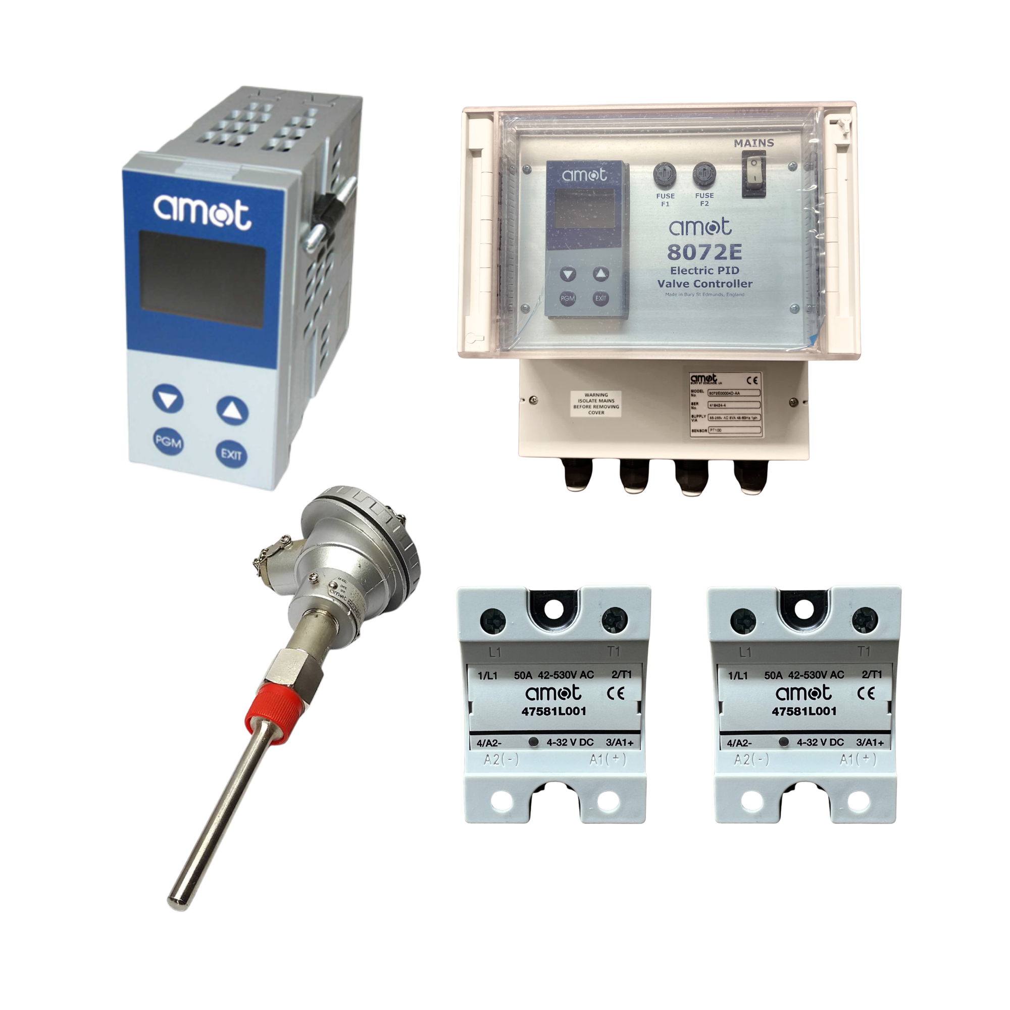 PID, temp sensors/PT100, SSR